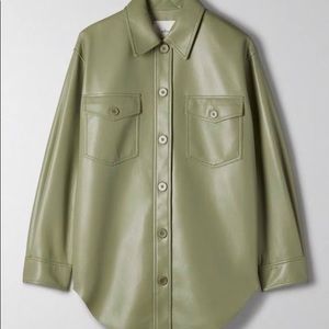 NEW Wilfred Leather Ganna Jacket